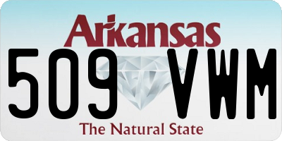 AR license plate 509VWM