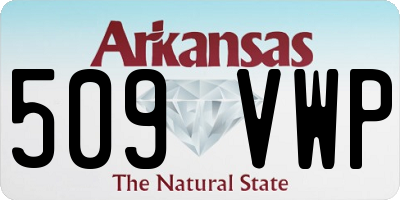 AR license plate 509VWP