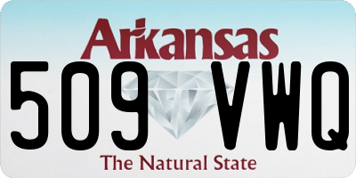 AR license plate 509VWQ