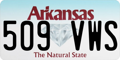 AR license plate 509VWS