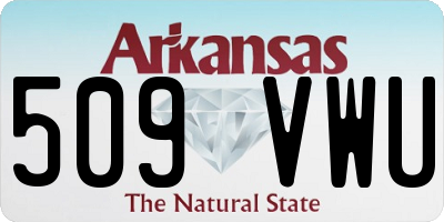 AR license plate 509VWU