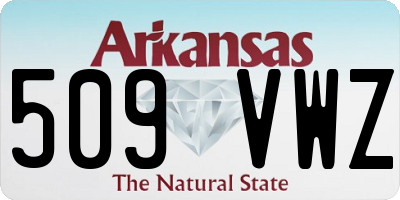 AR license plate 509VWZ
