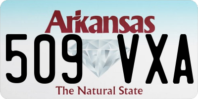 AR license plate 509VXA