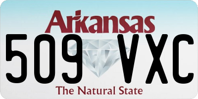 AR license plate 509VXC