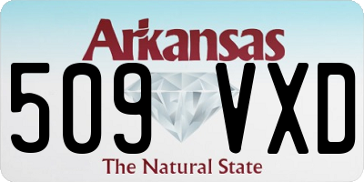AR license plate 509VXD