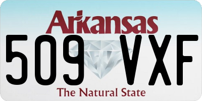 AR license plate 509VXF