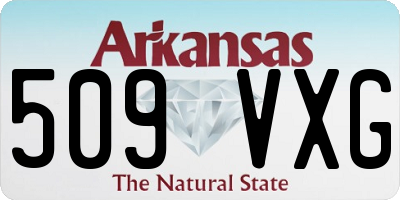 AR license plate 509VXG