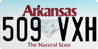 AR license plate 509VXH