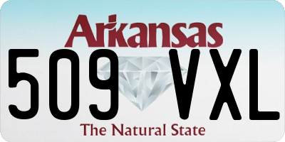 AR license plate 509VXL