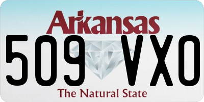 AR license plate 509VXO
