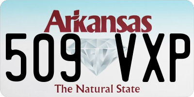 AR license plate 509VXP