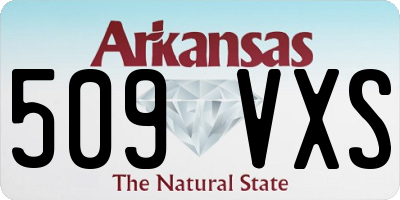 AR license plate 509VXS