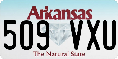 AR license plate 509VXU