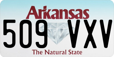 AR license plate 509VXV