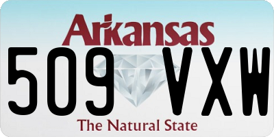 AR license plate 509VXW