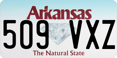 AR license plate 509VXZ