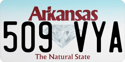 AR license plate 509VYA