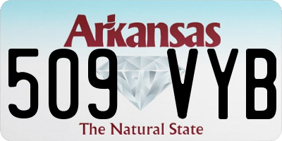 AR license plate 509VYB