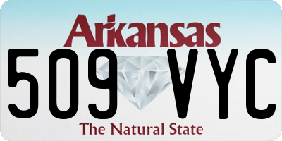 AR license plate 509VYC