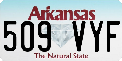 AR license plate 509VYF