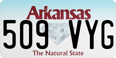 AR license plate 509VYG