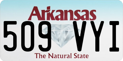 AR license plate 509VYI