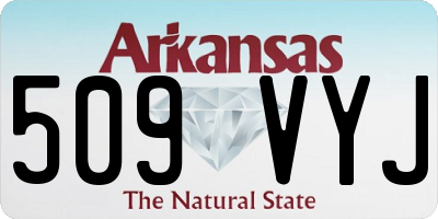 AR license plate 509VYJ