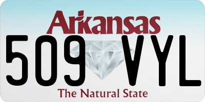 AR license plate 509VYL