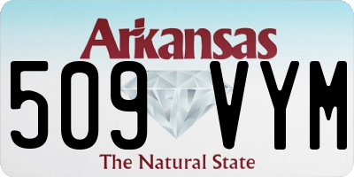 AR license plate 509VYM
