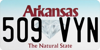 AR license plate 509VYN