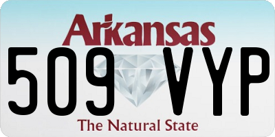 AR license plate 509VYP