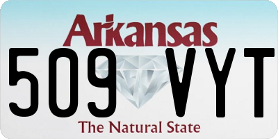 AR license plate 509VYT