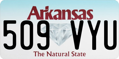 AR license plate 509VYU
