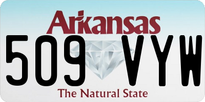 AR license plate 509VYW