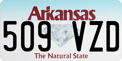 AR license plate 509VZD