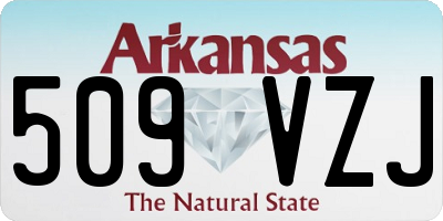 AR license plate 509VZJ