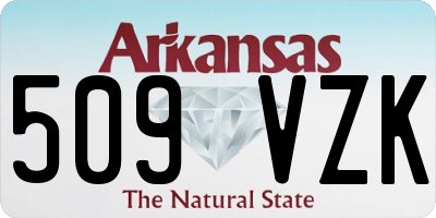 AR license plate 509VZK