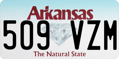 AR license plate 509VZM