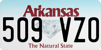 AR license plate 509VZO