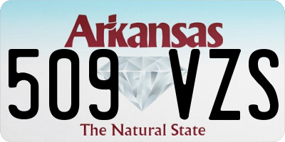 AR license plate 509VZS