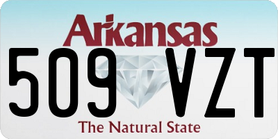 AR license plate 509VZT