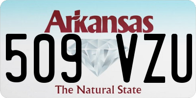 AR license plate 509VZU