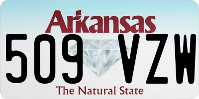 AR license plate 509VZW