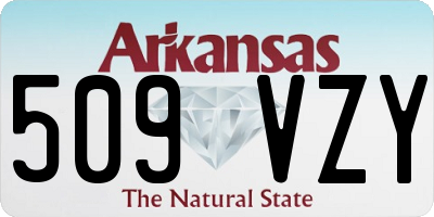 AR license plate 509VZY