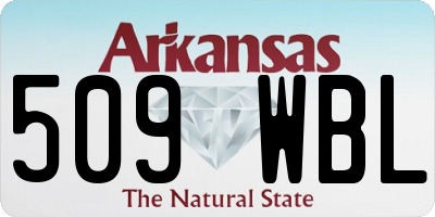 AR license plate 509WBL