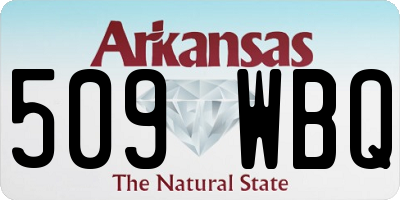 AR license plate 509WBQ