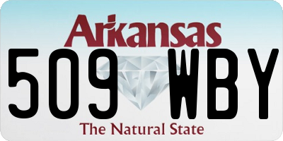 AR license plate 509WBY