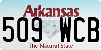 AR license plate 509WCB