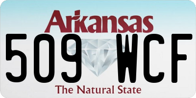 AR license plate 509WCF