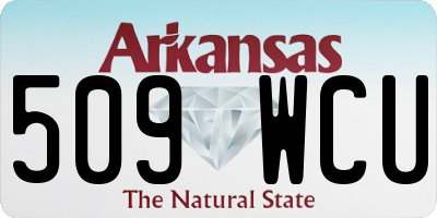 AR license plate 509WCU